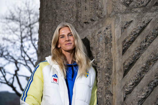 Sofia Jakobsson of the Swedish women's national football