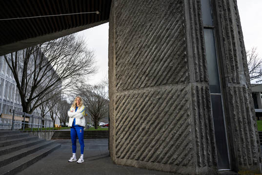 Sofia Jakobsson of the Swedish women's national football
