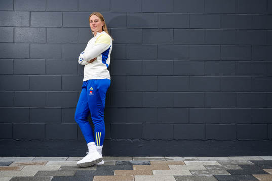 Goalkeeper Tove Enblom of the Swedish women's national