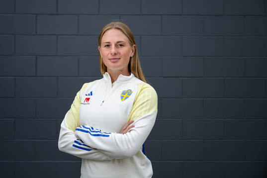 Goalkeeper Tove Enblom of the Swedish women's national