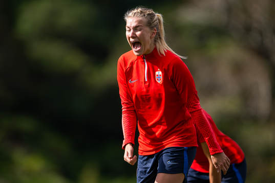 Ada Hegerberg of the Norwegian women’s national football