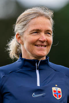 Hege Riise, head coach of the Norwegian women’s national