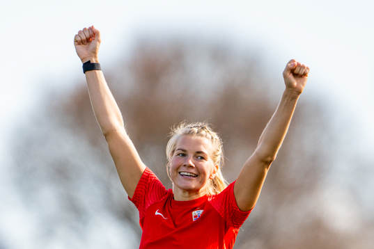 Ada Hegerberg of the Norwegian women’s national football