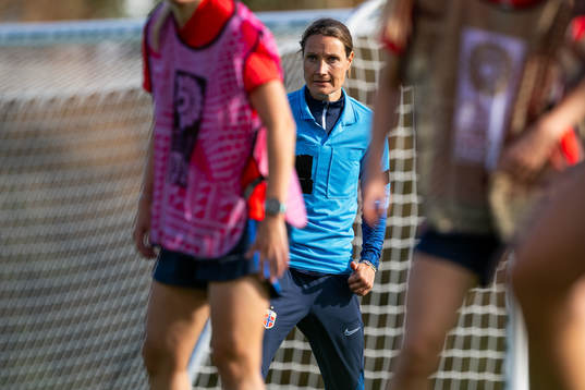 Ingvild Stensland, assistant coach of the Norwegian
