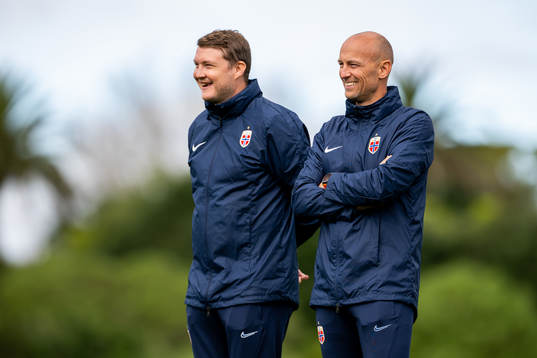 Marius Eriksrud, masseur, and Per-Otto Ringstad, physio of