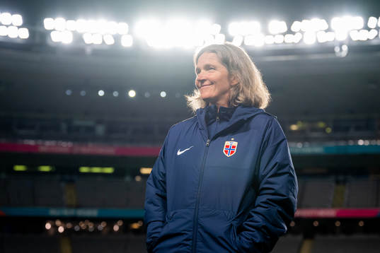 Hege Riise, head coach of the Norwegian women’s national