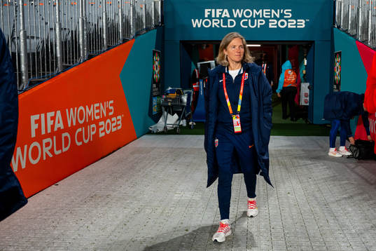 Hege Riise, head coach of the Norwegian women’s national