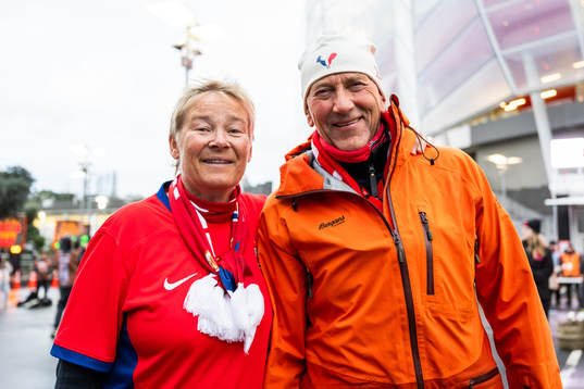 Parents of Anja Sønstevold of Norway (not pictured)