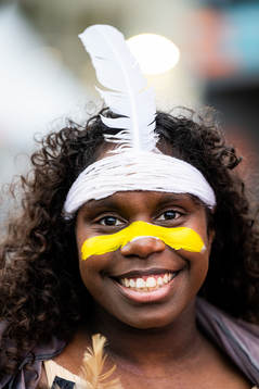 A representative of the indigenous peoples of Australia