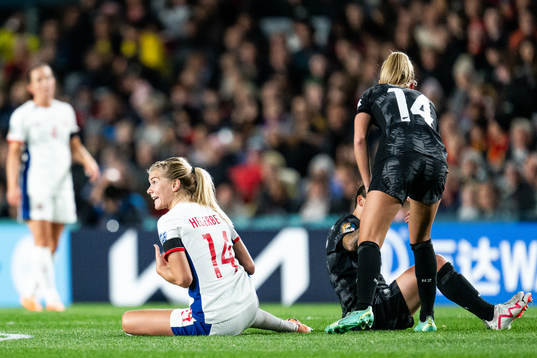 Ada Hegerberg of Norway reacts
