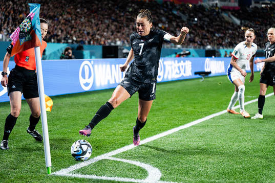 Ali Riley of New Zealand