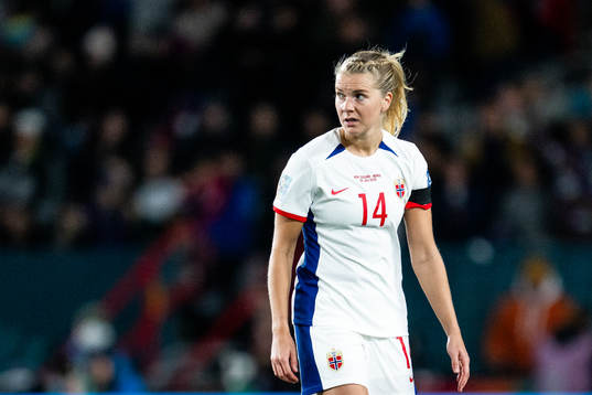 Ada Hegerberg of Norway looks dejected