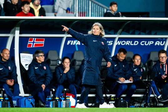 Head coach Hege Riise of Norway