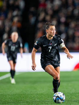 Ali Riley of New Zealand