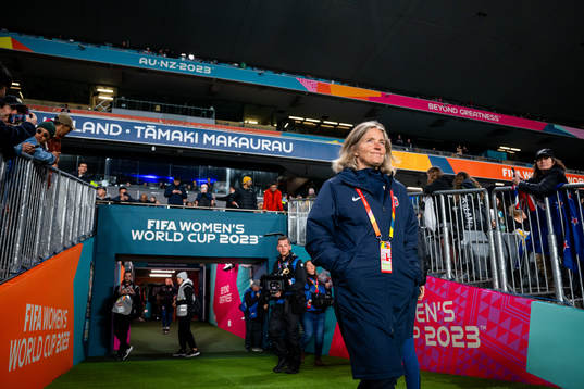 Hege Riise, head coach of Norway