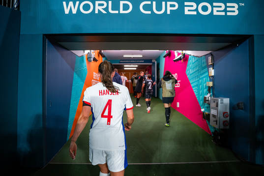 Tuva Hansen of Norway at half-time
