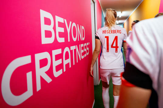Ada Hegerberg of Norway at half-time