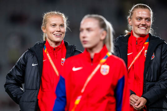 Julie Blakstad and Mathilde Harviken of Norway