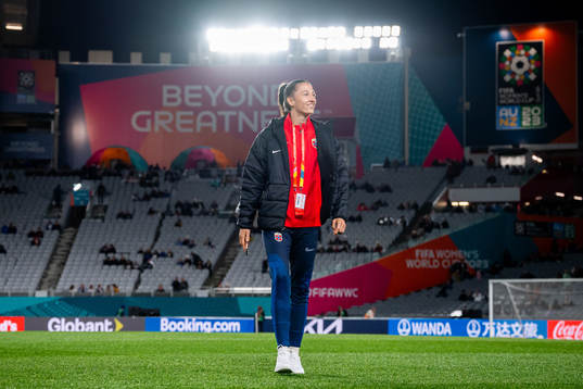 Goalkeeper Cecilie Fiskerstrand of Norway