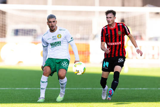 Hammarbys Edvin Kurtulus och Brommapojkarnas Alexander