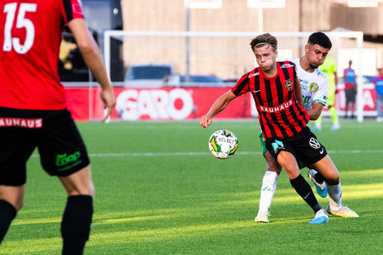 under fotbollsmatchen i Allsvenskan mellan Brommapojkarna