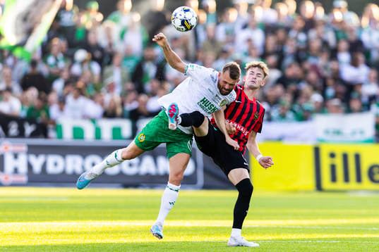 Hammarbys Mads Fenger Nielsen och Brommapojkarnas Alexander