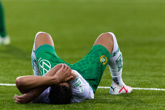 Hammarbys Jusef Erabi deppar