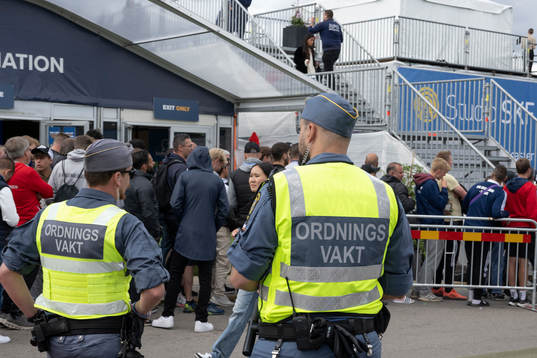 ordningsvakter vid SKF Arena