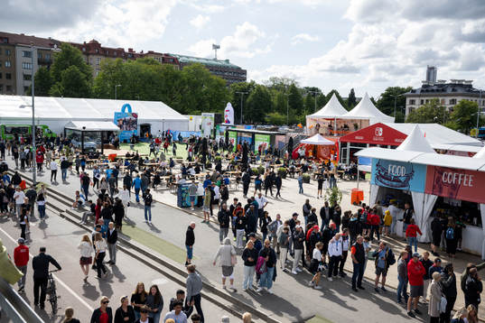 en vybild över Heden Center