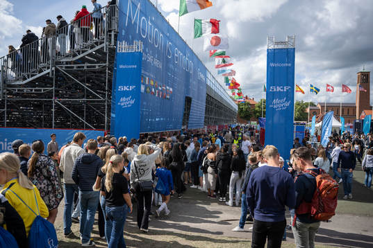 köer in till SKF Arena