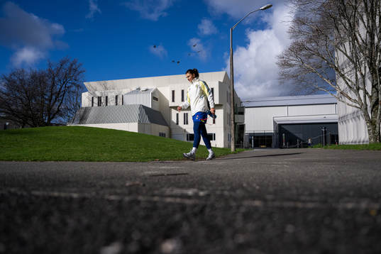Goalkeeper Zecira Musovic of the Swedish women's national