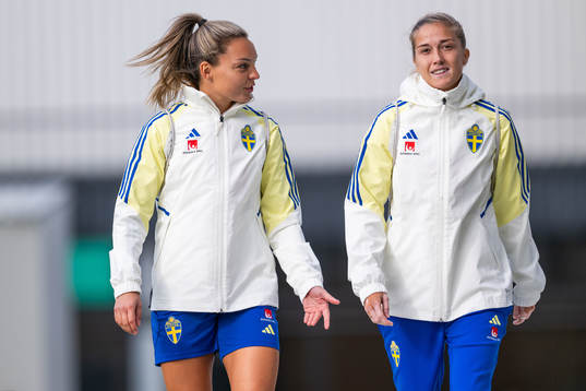 Johanna Rytting Kaneryd and Filippa Angeldahl of the