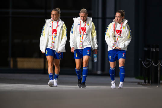 Hanna Bennison, Jonna Andersson and Elin Rubensson of the