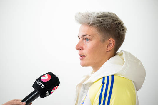 Lina Hurtig of the Swedish women's national football team