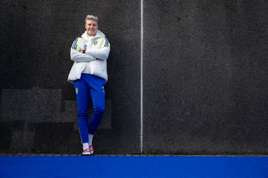 Lina Hurtig of the Swedish women's national football team