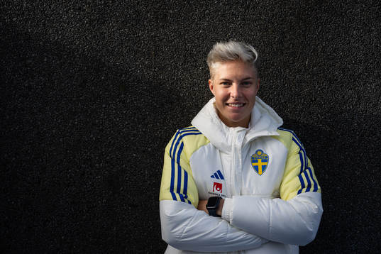 Lina Hurtig of the Swedish women's national football team