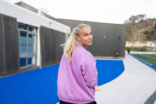 Stina Lennartsson of the Swedish women's national football