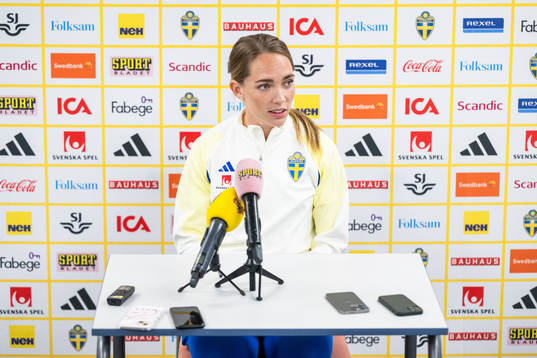 Elin Rubensson of the Swedish women's national football