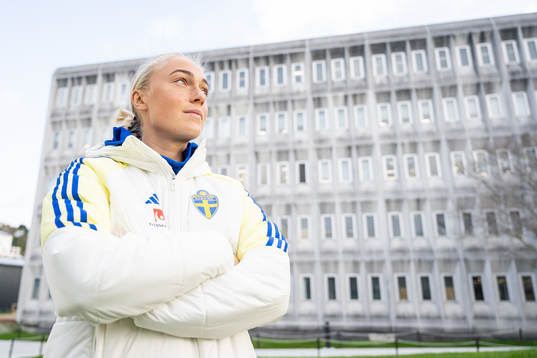 Hanna Bennison of the Swedish women's national football
