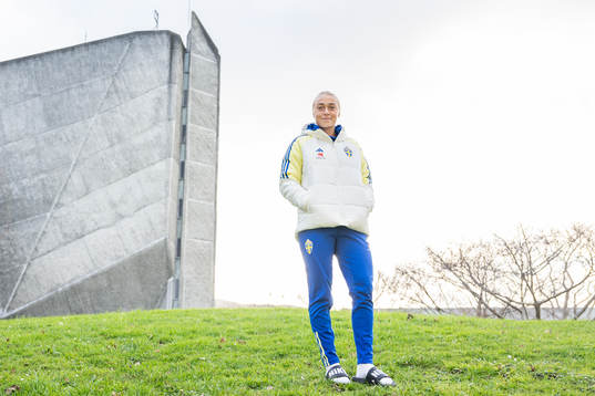 Hanna Bennison of the Swedish women's national football