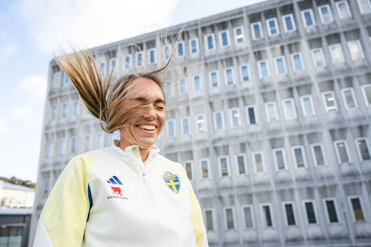 Elin Rubensson of the Swedish women's national football