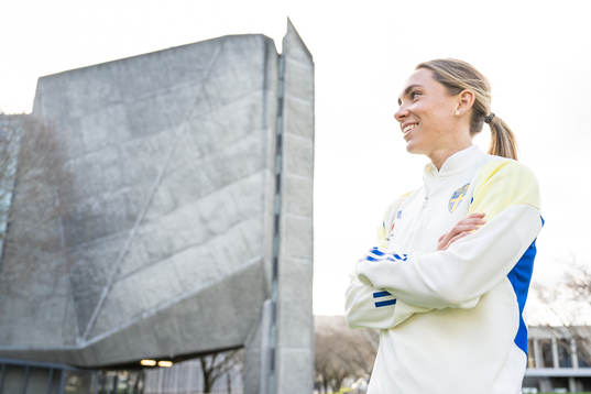 Elin Rubensson of the Swedish women's national football