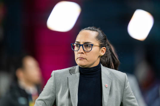 Head coach Amelia Valverde of Costa Rica