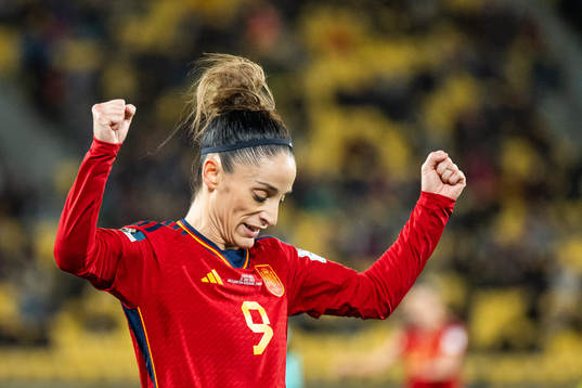 Esther Gonzalez of Spain celebrates