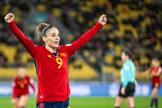Esther Gonzalez of Spain celebrates