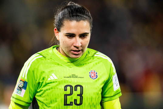 Goalkeeper Daniela Solera of Costa Rica