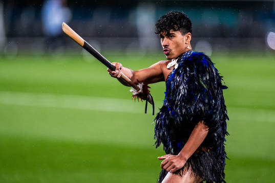 A performer ahead