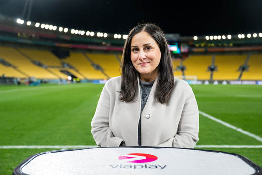 Jennifer Kücükaslan of Swedish broadcaster Viaplay