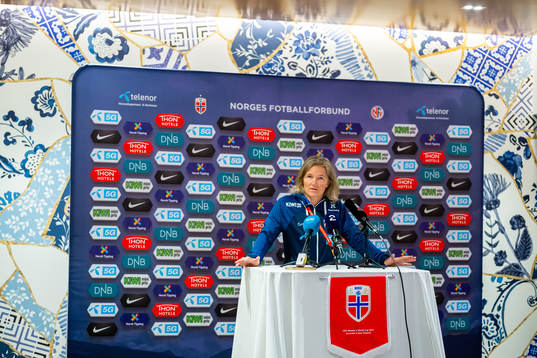 Hege Riise, head coach of the Norwegian women’s national