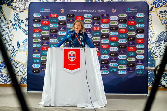 Hege Riise, head coach of the Norwegian women’s national